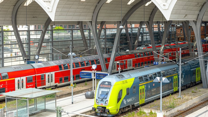 Der Hauptbahnhof in Kiel