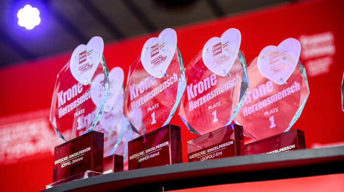 Wer gewinnt einen „Krone-Herzensmensch“-Award?