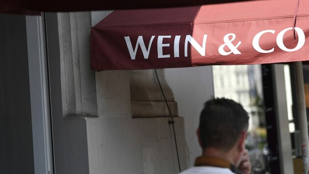 Das Logo der österreichischen Weinhandelskette Wein & Co