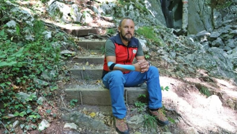 Manfred Zopf ist Ortsstellenleiter der Bergrettung Bad Ischl (Bild: Marion Hörmandinger)