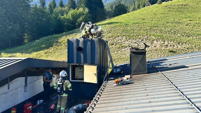 Die Feuerwehren Söll und Ellmau bändigten das Feuer.