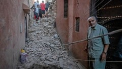 Verzweiflung und Schock nach dem verheerenden Erdbeben in Marokko (Bild: AFP)