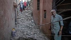 Verzweiflung und Schock nach dem verheerenden Erdbeben in Marokko (Bild: AFP)