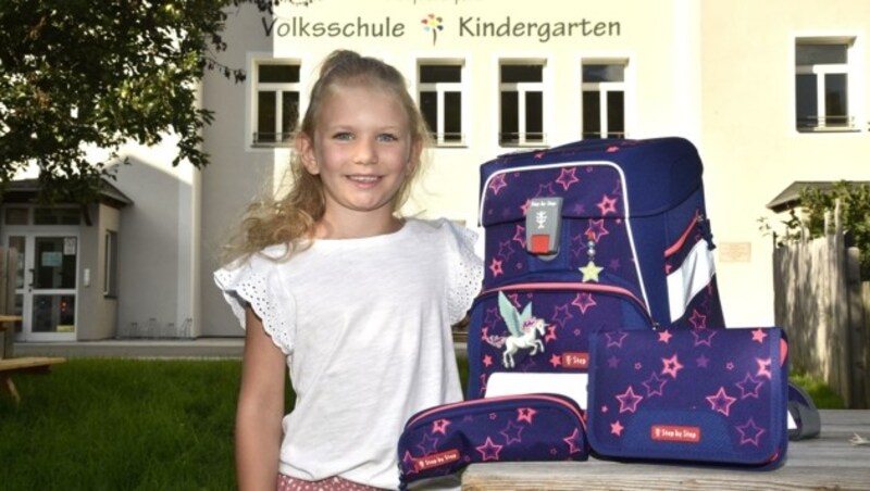 Valentina Gruber (6) freut sich schon sehr auf den Schulstart. Sie wird ab Montag die erste Klasse in St. Michael besuchen. (Bild: Holitzky Roland)