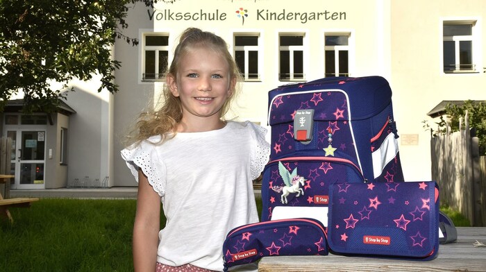 Valentina Gruber (6) freut sich schon sehr auf den Schulstart. Sie wird ab Montag die erste ...