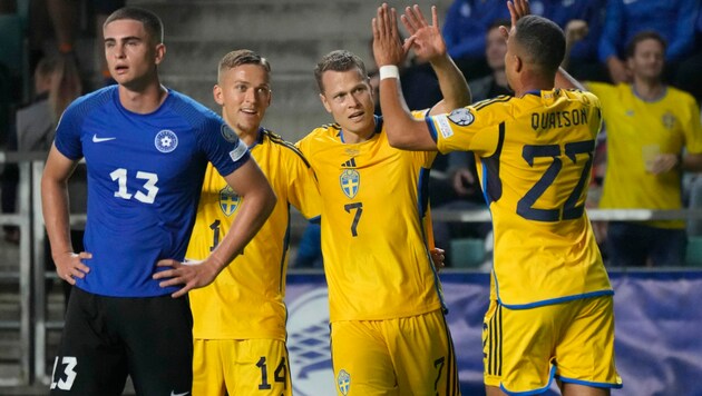 Schweden feierte einen 5:0-Kantersieg.