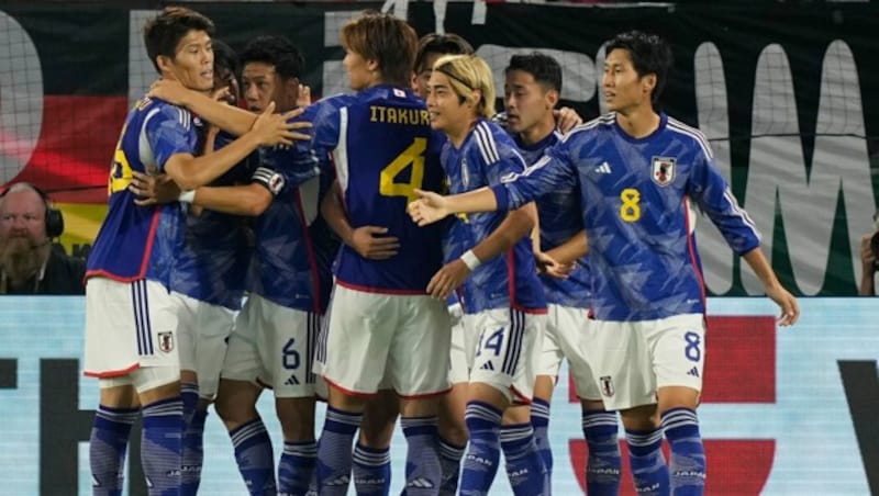 Japan spielte sich mit Deutschland. (Bild: AP Photo/Martin Meissner)