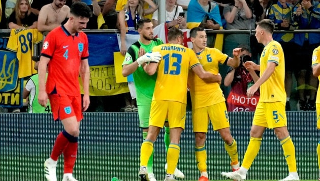 England musste sich gegen die Ukraine mit einem 1:1 zufriedengeben. (Bild: AP Photo/Czarek Sokolowski)