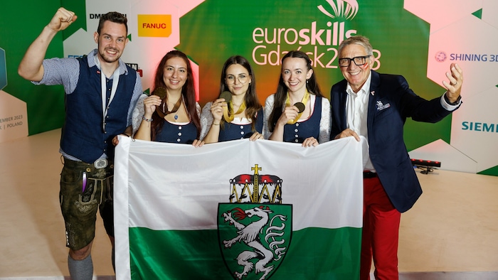 Das steirische Erfolgsteam mit Josef Herk