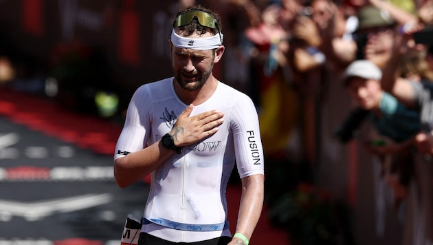 Sam Laidlow gewann den Ironman-WM-Titel. (Bild: AFP/GETTY IMAGES/TOM PENNINGTON)