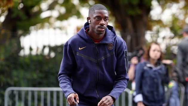 Ousmane Dembele is back at Barcelona - albeit in a different shirt. (Bild: APA/AFP/FRANCK FIFE)