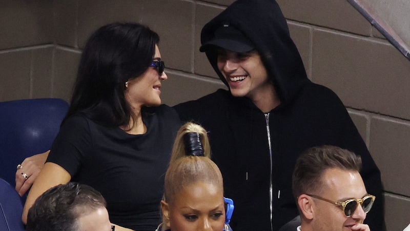 Kylie Jenner und Timothée Chalamet (Bild: APA/Getty Images via AFP/GETTY IMAGES/Mike Stobe)