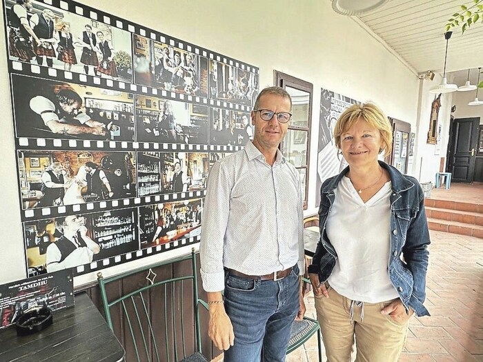 Die Vorstandsmitglieder des Vereins KidsCareOberwart (KiCO), Robert Kalcher und Evi Kotrba.