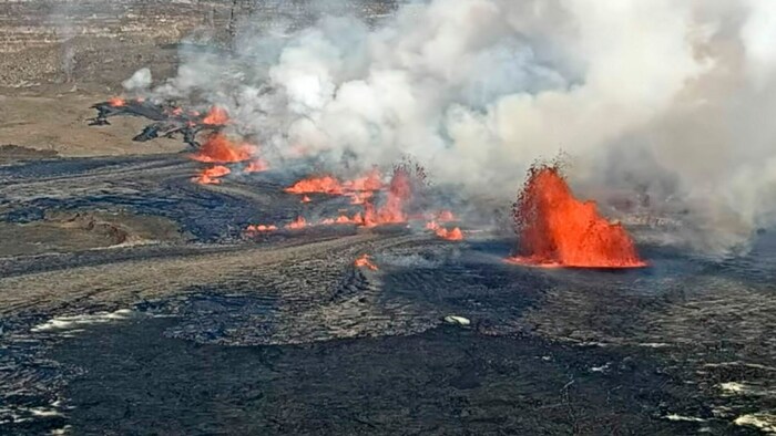 Der Kilauea - er gilt als einer der aktivsten Vulkane der Welt - spuckt wieder Lava.