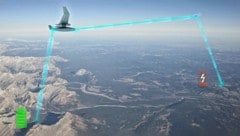 Geht es nach dem US-Militär, sollen Objekte aller Art künftig über ein „Internet für Energie“ aus der Luft mit eben dieser versorgt werden. (Bild: darpa.mil)