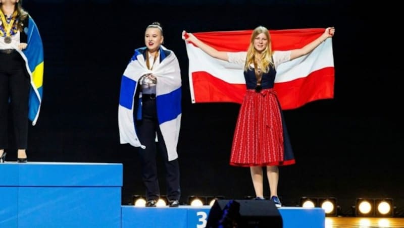 Bronze im Restaurant-Service: Bettina Veratschnig. (Bild: Florian Wieser)