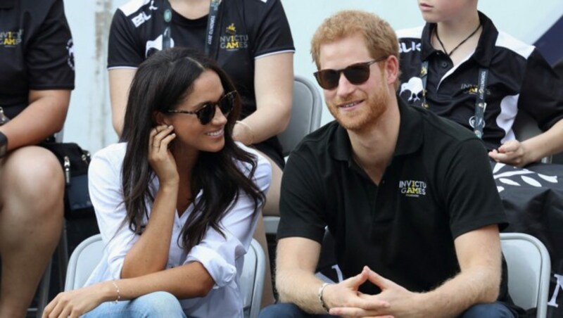 Prinz Harry und Meghan Markle 2017 bei den Invictus Games in Toronto (Bild: APA/AFP/Chris Jackson Collection/Chris Jackson)