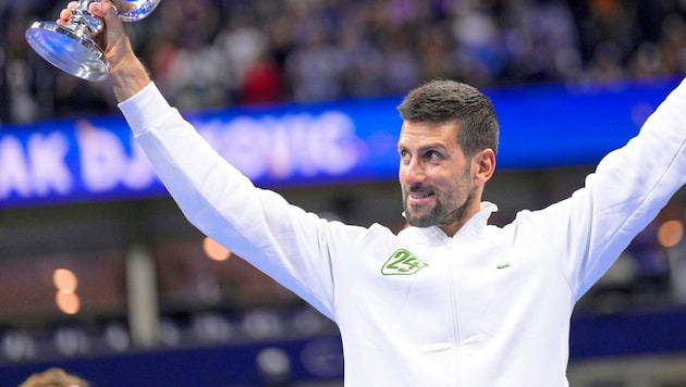 Djokovic feiert seinen 24. Major-Titel. (Bild: AP)