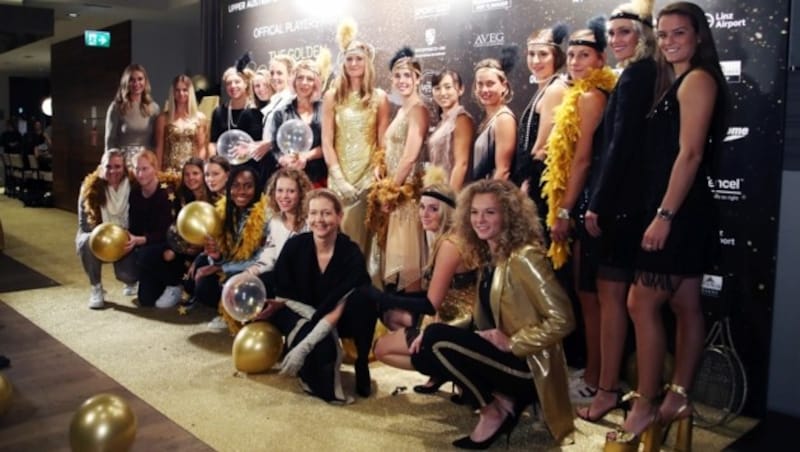 Coco Gauff war 2019 in Linz auch bei der Players Night, die unter dem Motto „Golden Girls“ stand. (Bild: GEPA pictures)