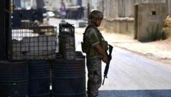 Ein Soldat im Libanon