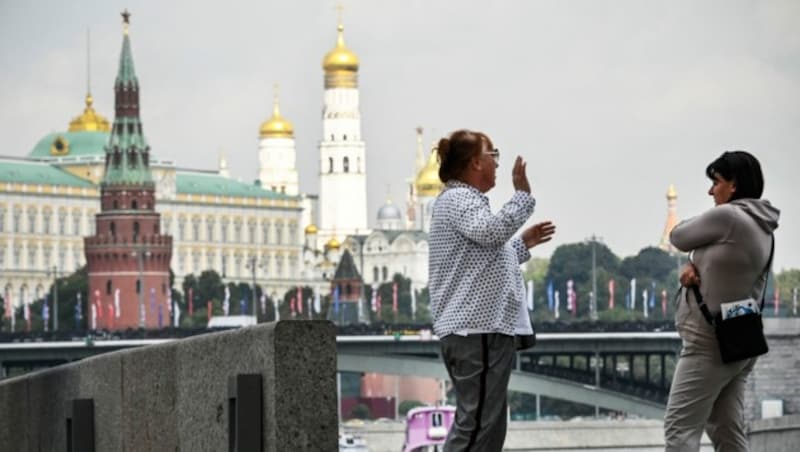 Der Blick auf den Kreml in Moskau (Bild: APA/AFP/Alexander NEMENOV)