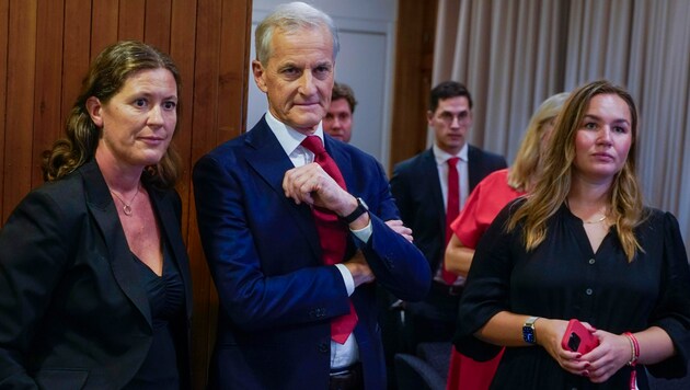 Niedergeschlagenheit beim norwegischen Ministerpräsidenten und Parteivorsitzenden Jonas Gahr Støre während der Kommunalwahlen.