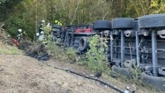 Die Fahrer konnten sich selbstständig befreien. (Bild: FF St.Peter - Spittal)