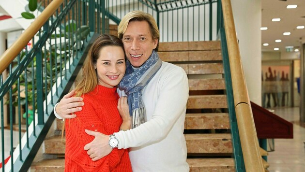 Manager Helmut Werner ist seit 2017 mit Schauspielerin und Moderatorin Nicole Mieth liiert. (Bild: KRISTIAN BISSUTI)