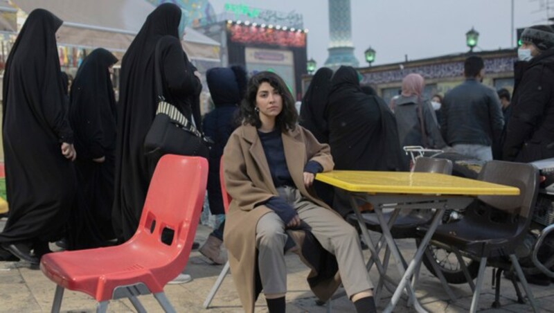 Dieses Foto zeigt den Kampf für Gleichstellung der Frauen im Iran. (Bild: Ahmad Halabisaz)