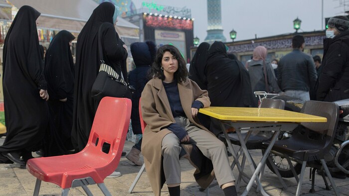 Dieses Foto zeigt den Kampf für Gleichstellung der Frauen im Iran.