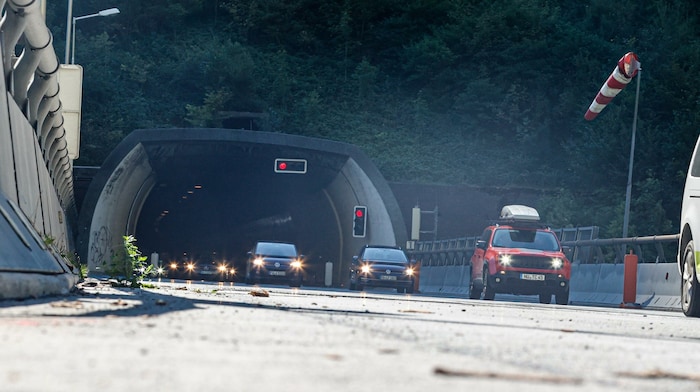 Zweispurig ist die Tunnelkette zwischen Golling und Werfen erst im kommenden Sommer wieder ...