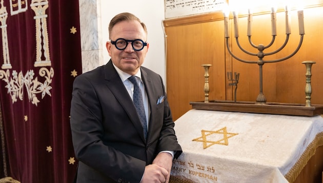 Elie Rosen ist Präsident der Israelitischen Kultusgemeinde in Salzburg. Die Juden feiern heuer in diesen Tagen das neue Jahr 5784. (Bild: Berger Susi)