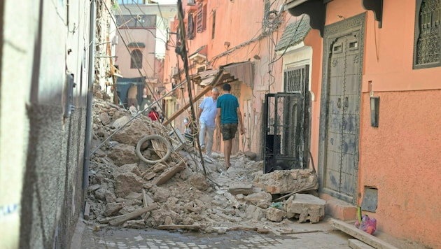 So sieht es derzeit in der Altstadt von Marrakesch aus. (Bild: Urosh_Grabner)