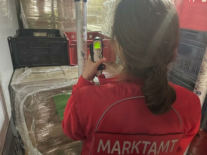 Trupps des Marktamts waren im Einsatz.
