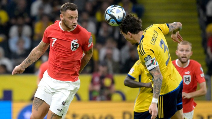 Marko Arnautovic (zweifacher Torschütze Österreich)
