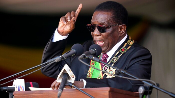 Emmerson Mnangagwa zimbabwei elnök