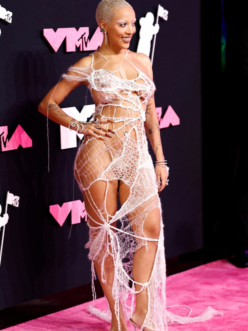 Doja Cat bei den 2023 Video Music Awards (Bild: APA/Getty Images via AFP/GETTY IMAGES/Jason Kempin)