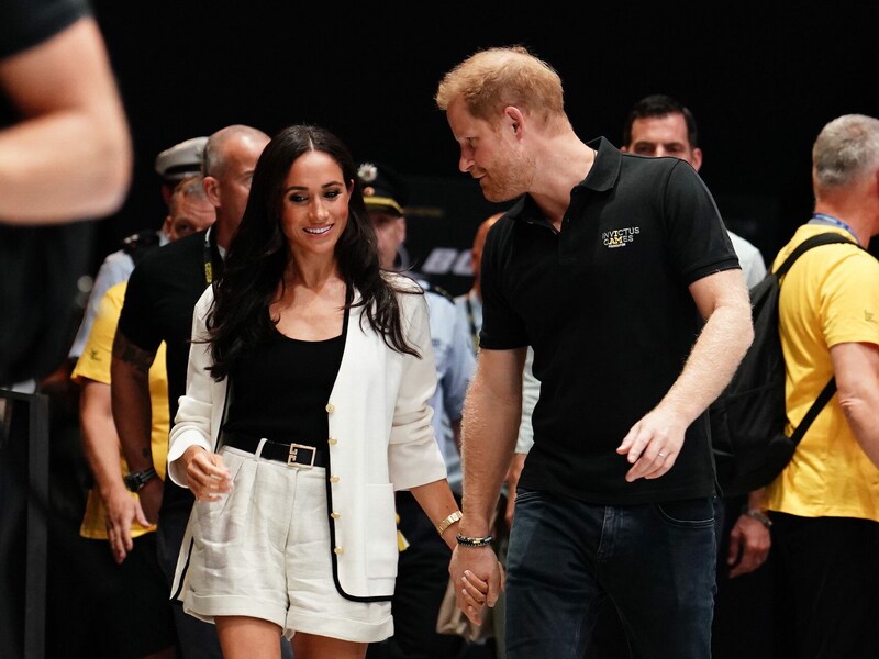 Herzogin Meghan und Prinz Harry am 13. September bei den Invictus Games in Düsseldorf (Bild: Jordan Pettitt / PA / picturedesk.com)