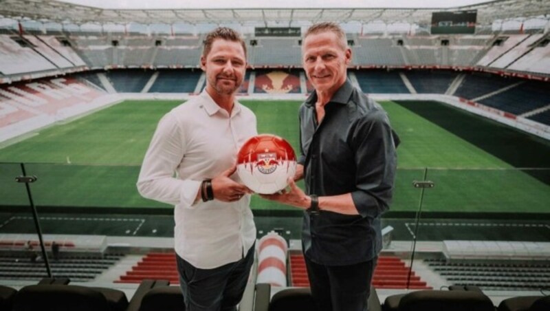 Das neue Führungs-Duo des FC Red Bull Salzburg: Bernhard Seonbuchner (li.), Stephan Reiter (Bild: Gepa Pictures )