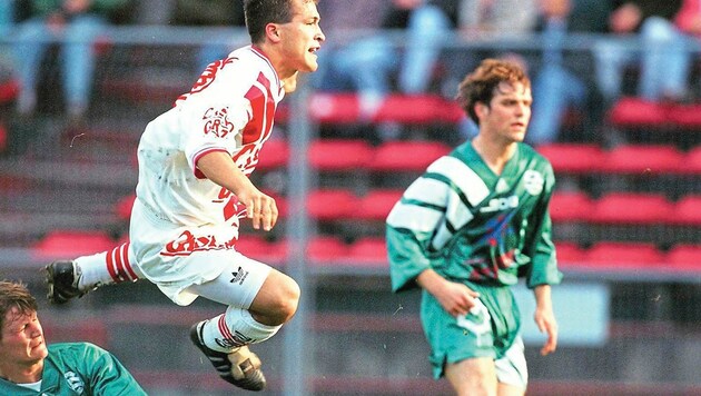 1995 gab es das letzte Zweitliga-Derby zwischen DSV Leoben und GAK. (Bild: GEPA pictures)