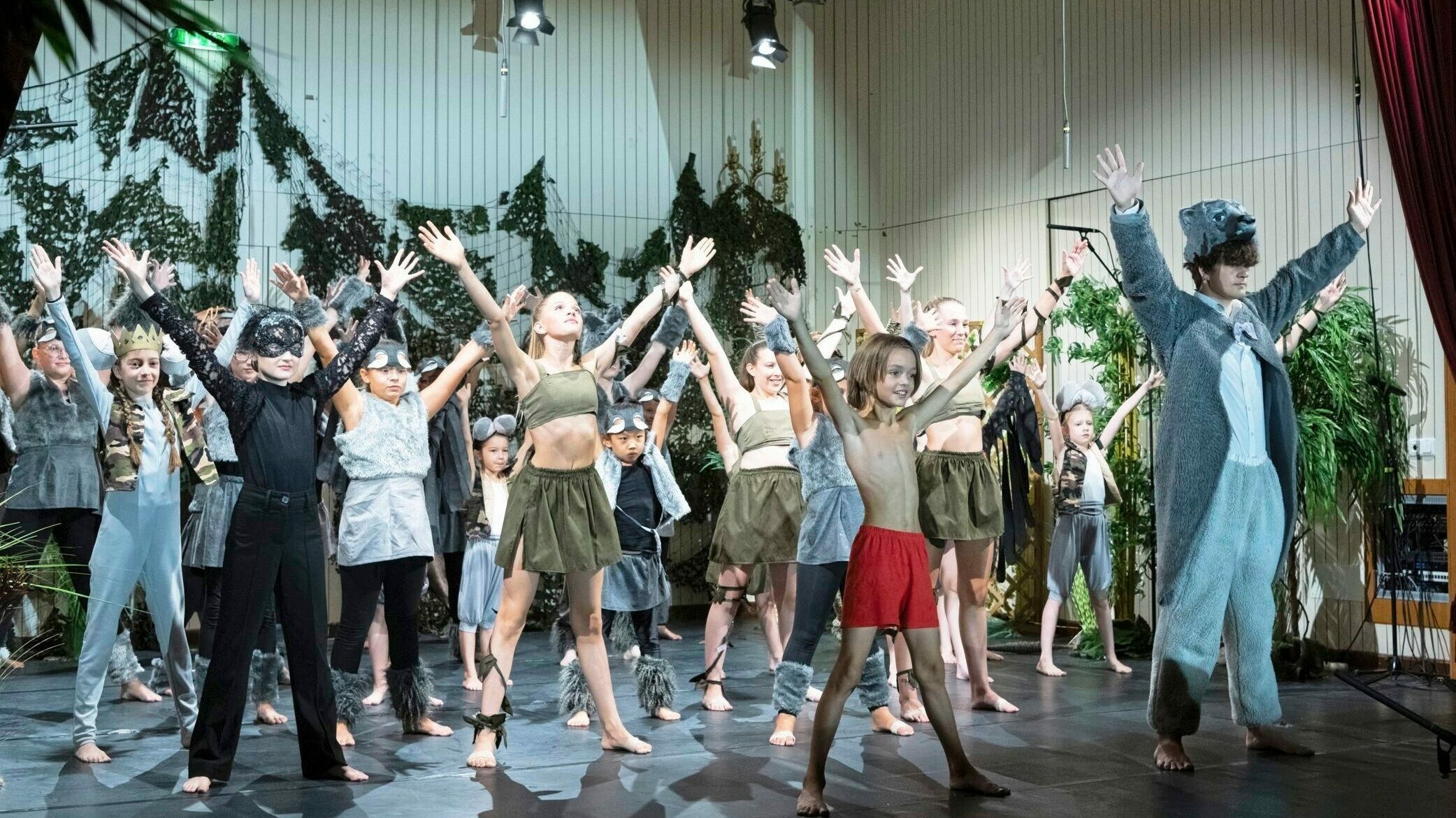 Das Dschungelbuch: Kinder- und Jugendtheater wird vom TheaterService Kärnten stark gefördert.