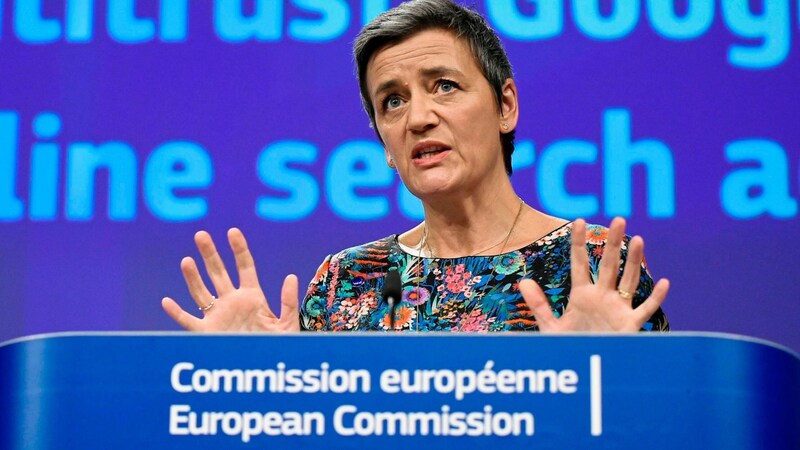 EU-Wettbewerbskommissarin Margrethe Vestager (Bild: AFP)