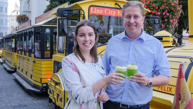 Lisa Siegl und Michael Nell begleiteten die Bar-Ziaga-Gäste.