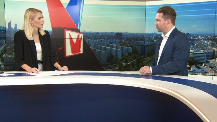 Handelsverbands-Chef Rainer Will im krone.tv-Talk mit Jana Pasching