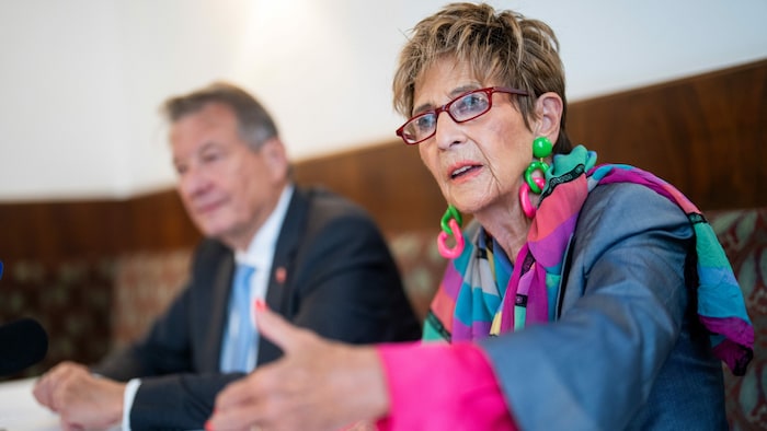 Die Präsidenten des Österreichischen Seniorenrats Peter Kostelka und Ingrid Korosec