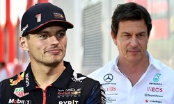 Max Verstappen (li.) kontert den Aussagen von Mercedes-Teamchef Toto Wolff.