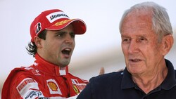 Helmut Marko (r.) sieht Chancen für Felipe Massa (l.). (Bild: AFP PHOTO/ORLANDO KISSNER , GEPA)