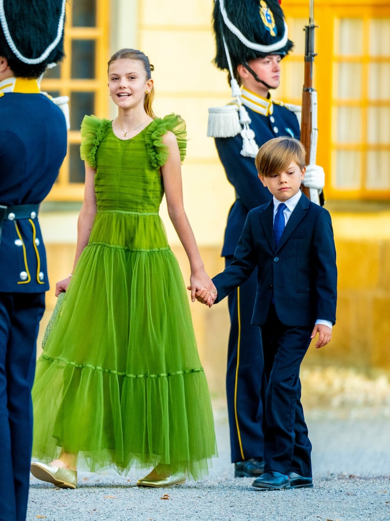 Prinzessin Estelle und Prinz Oscar (Bild: Dutch Press Photo Agency / Action Press / picturedesk.com)