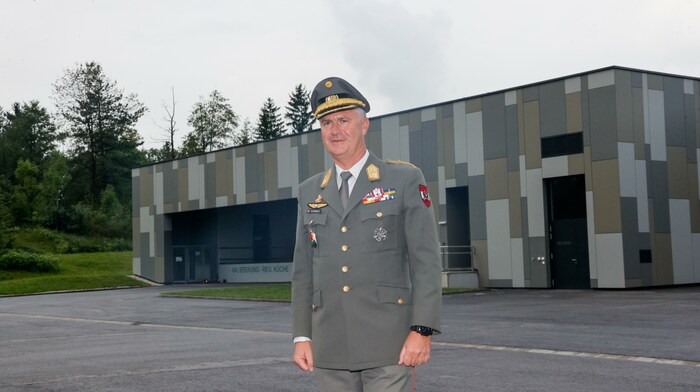 Brigadier Peter Schinnerl, Salzburger Militärchef, ist froh über die Infrastrukturmaßnahme