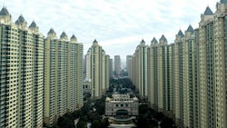 Bauruinen der Immobilienkrise: Chinas Wirtschaft hat „Long Covid“. (Bild: STR / AFP / picturedesk.com)